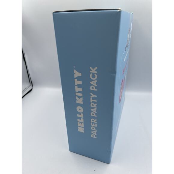 Hello Kitty Paper Tableware Party Set 16 Lunch & 16 Dessert Plates, 40 Napkins - Picture 8 of 11